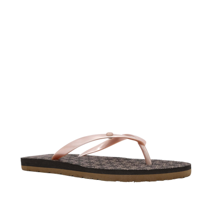 Sandalias flats Ginny para mujer color café