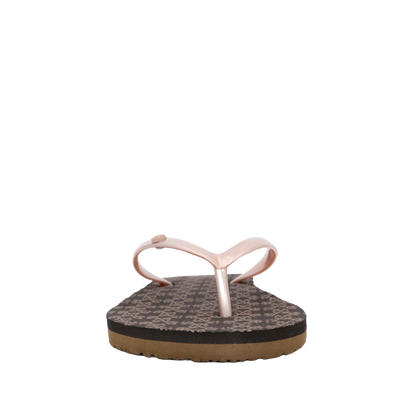Sandalias flats Ginny para mujer color café