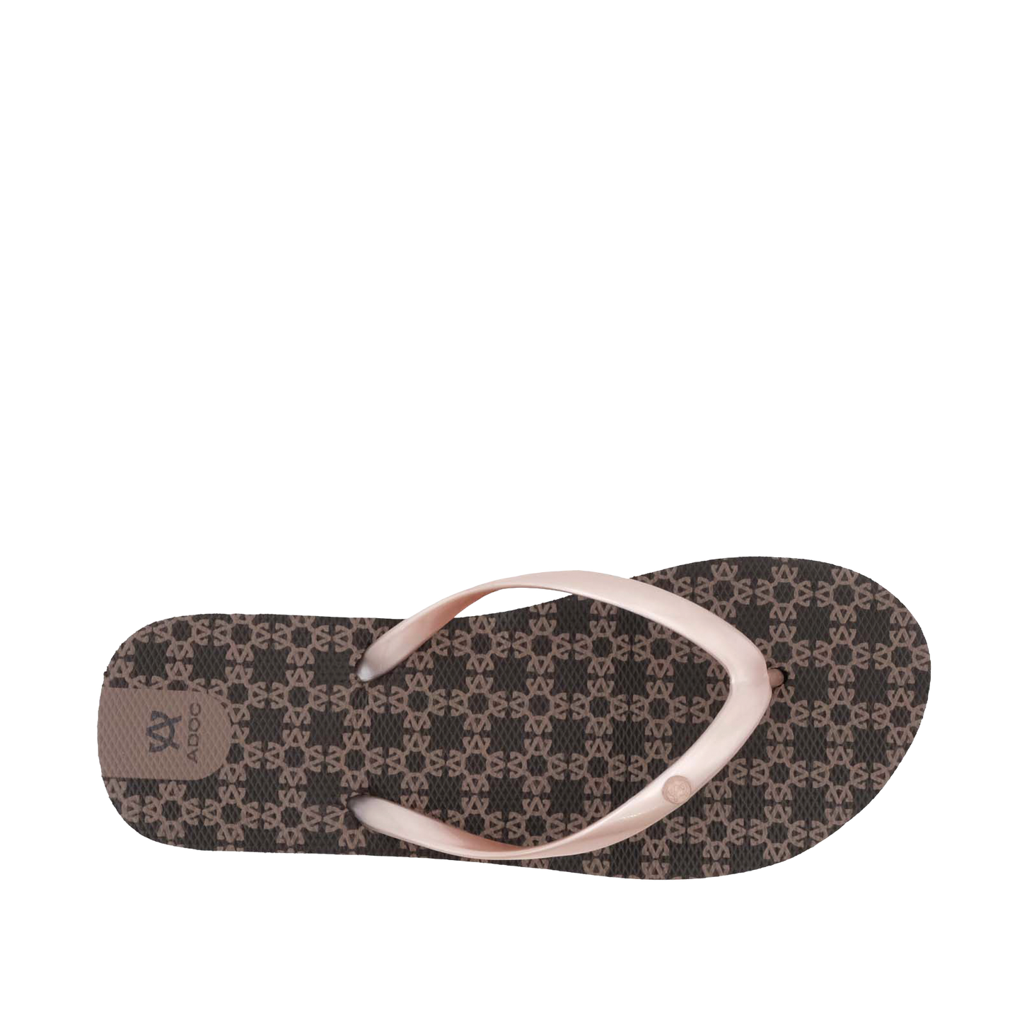 Sandalias flats Ginny para mujer color café