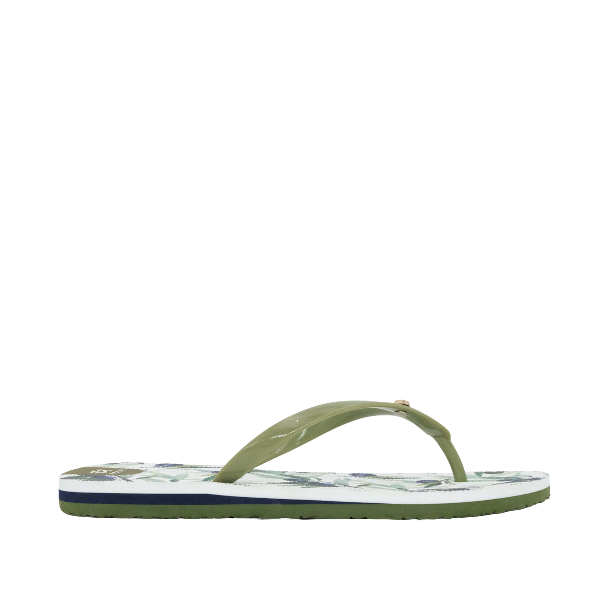 Sandalias flats Ginny para mujer color olivo