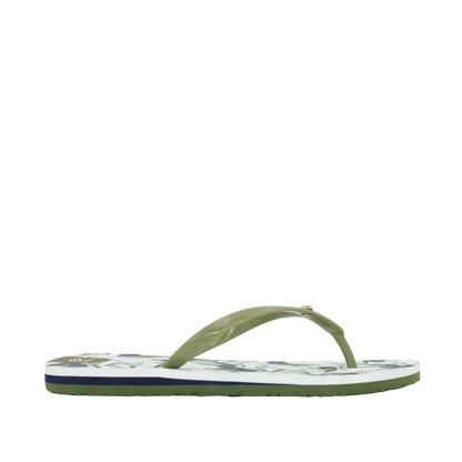 Sandalias flats Ginny para mujer color olivo