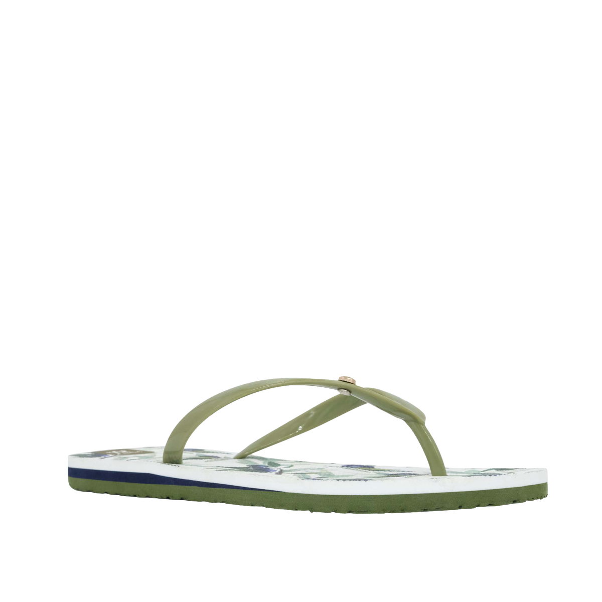 Sandalias flats Ginny para mujer color olivo