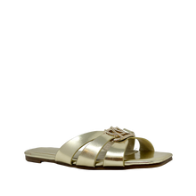 Sandalias flats Dari para mujer color dorado