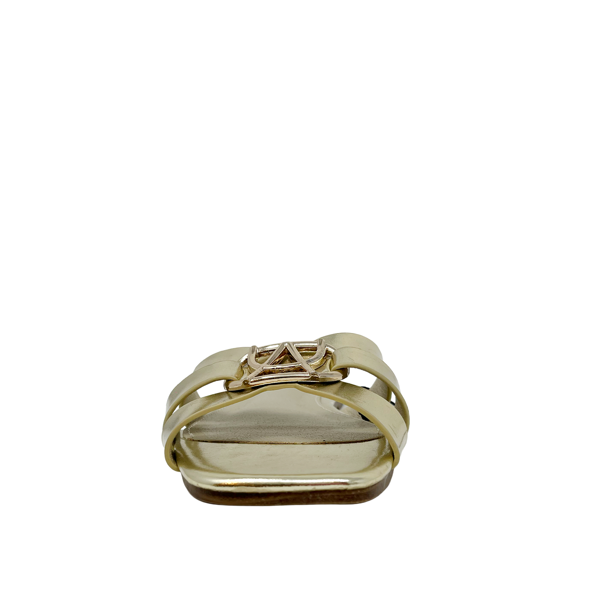 Sandalias flats Dari para mujer color dorado