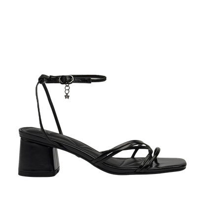 Sandalias de tacón Tessie para mujer color negro