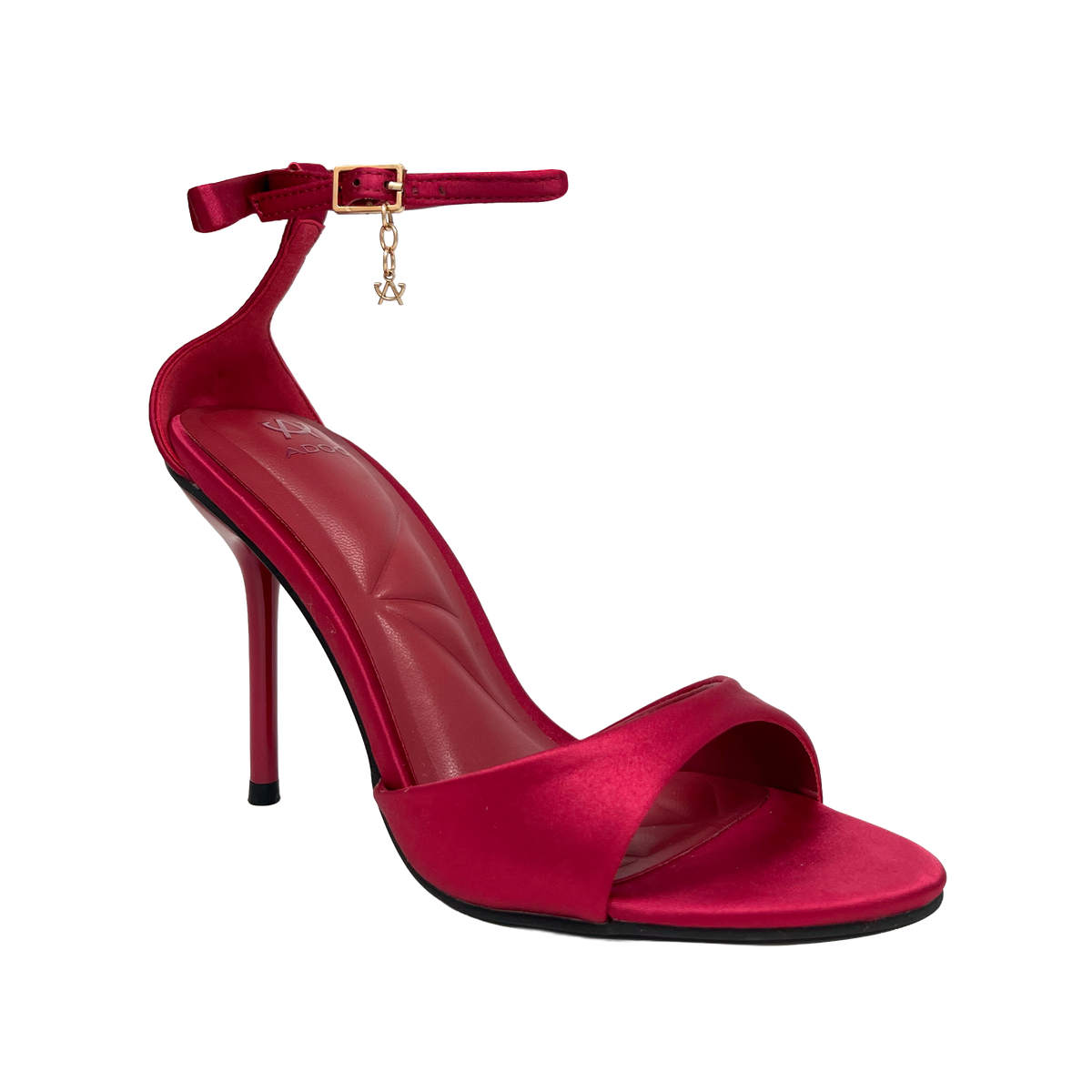 Sandalias de tacón Silvie para mujer color rojo