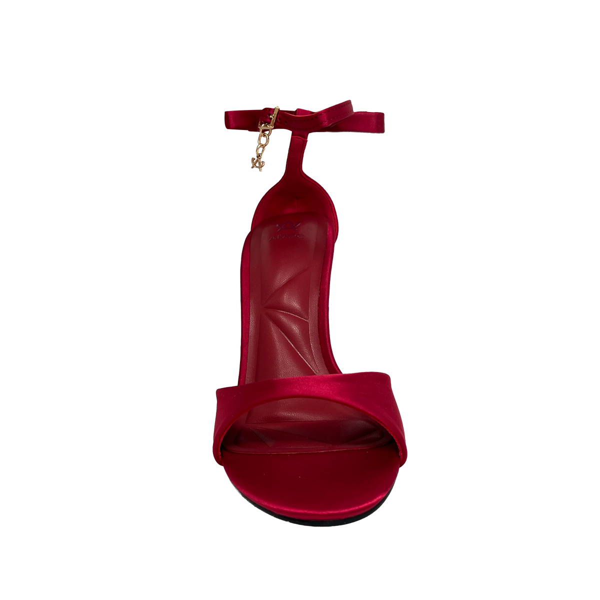 Sandalias de tacón Silvie para mujer color rojo
