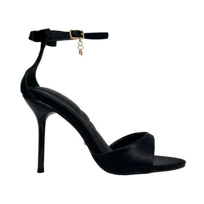 Sandalias de tacón Silvie para mujer color negro