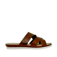 Sandalias flats Trudy para mujer color tan