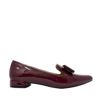 Ballerinas Leonor para mujer color vino