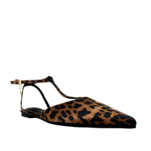 Ballerinas ankle strap Nivika para mujer color leopardo