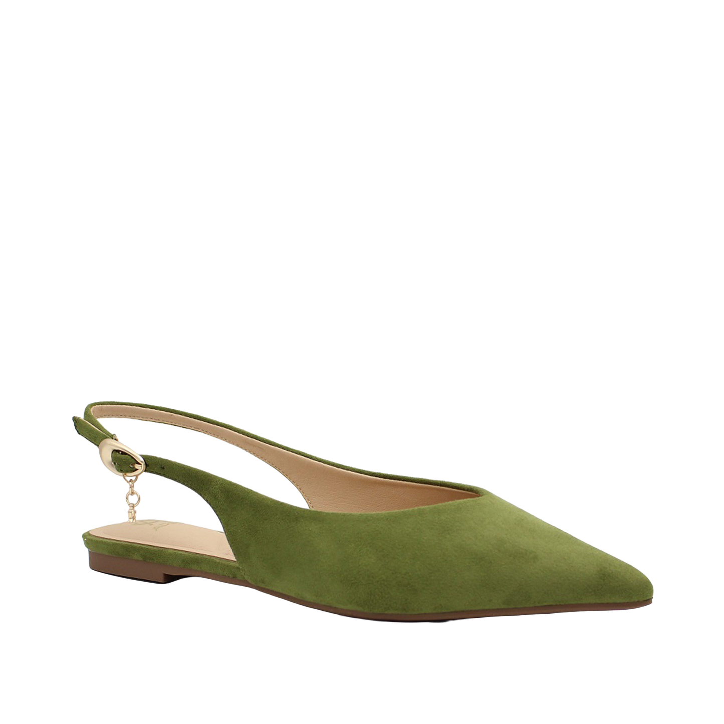 Ballerinas slingback Mila para mujer color olivo