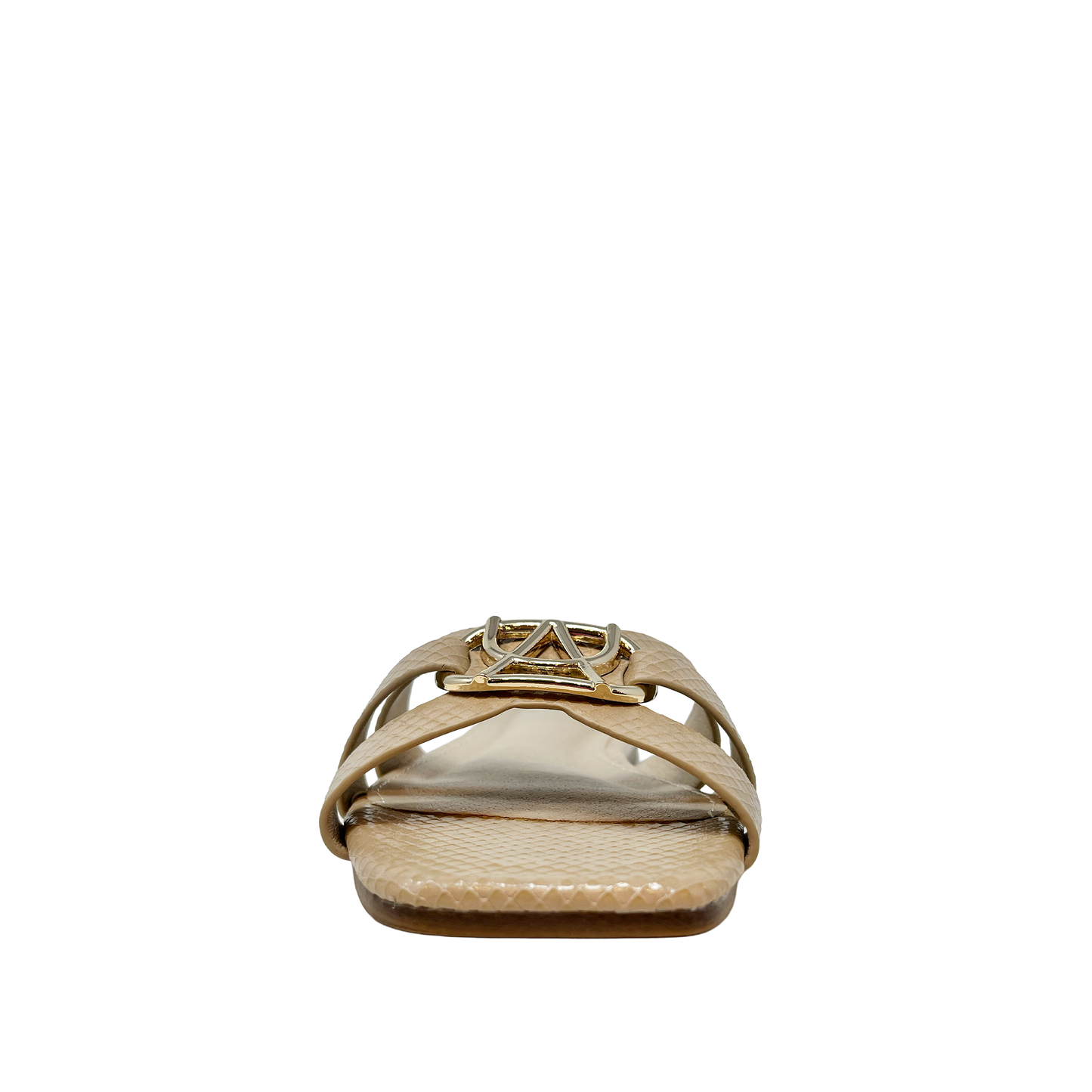 Sandalias flats Dari para mujer color nude