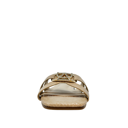 Sandalias flats Dari para mujer color nude