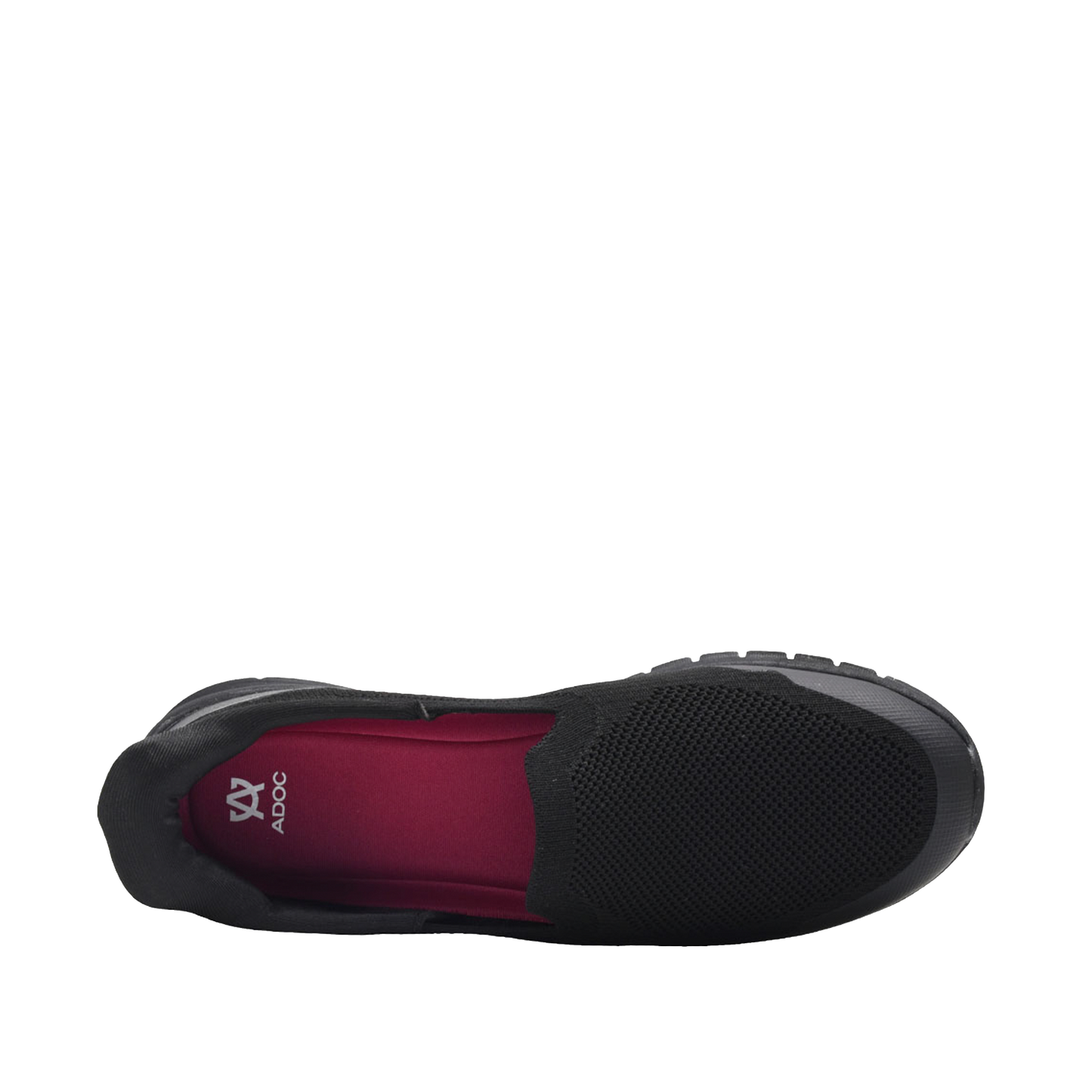 Tennis slip on Swag para mujer color negro