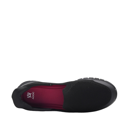 Tennis slip on Swag para mujer color negro