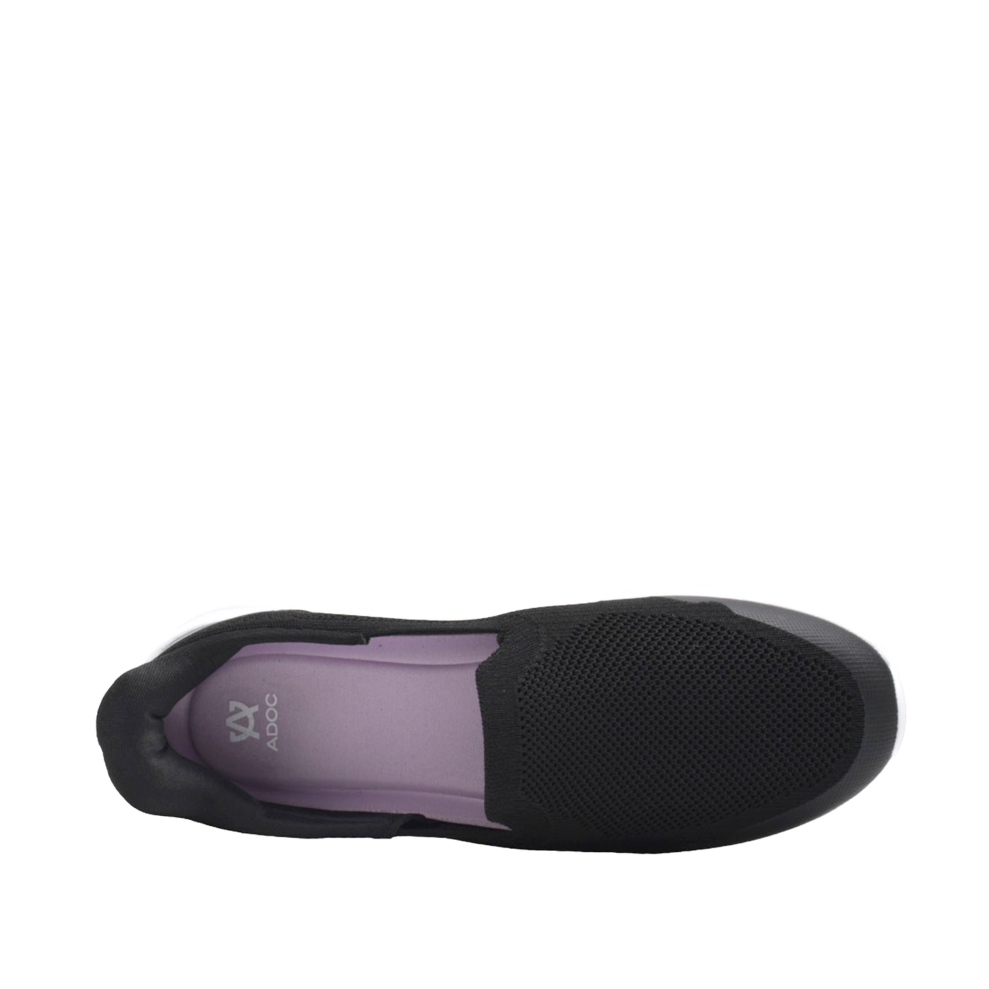 Tennis slip on Swag para mujer color negro