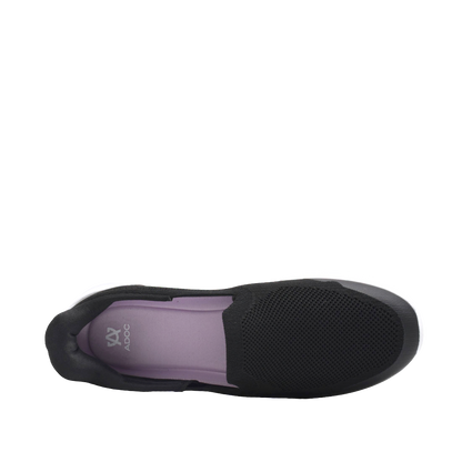 Tennis slip on Swag para mujer color negro