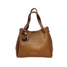 Cartera satchel Octavia para mujer color tan