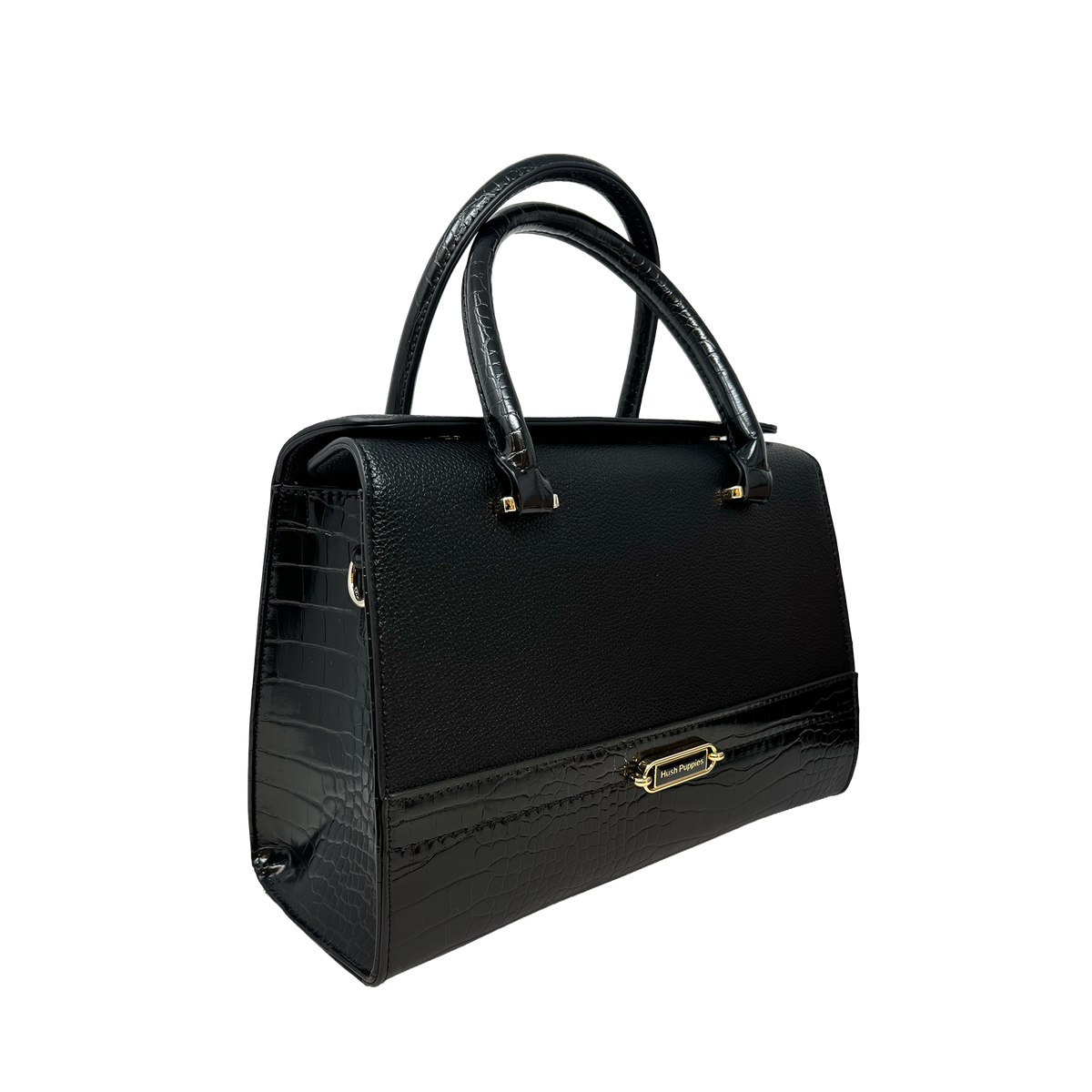 Cartera satchel Odette para mujer color negro