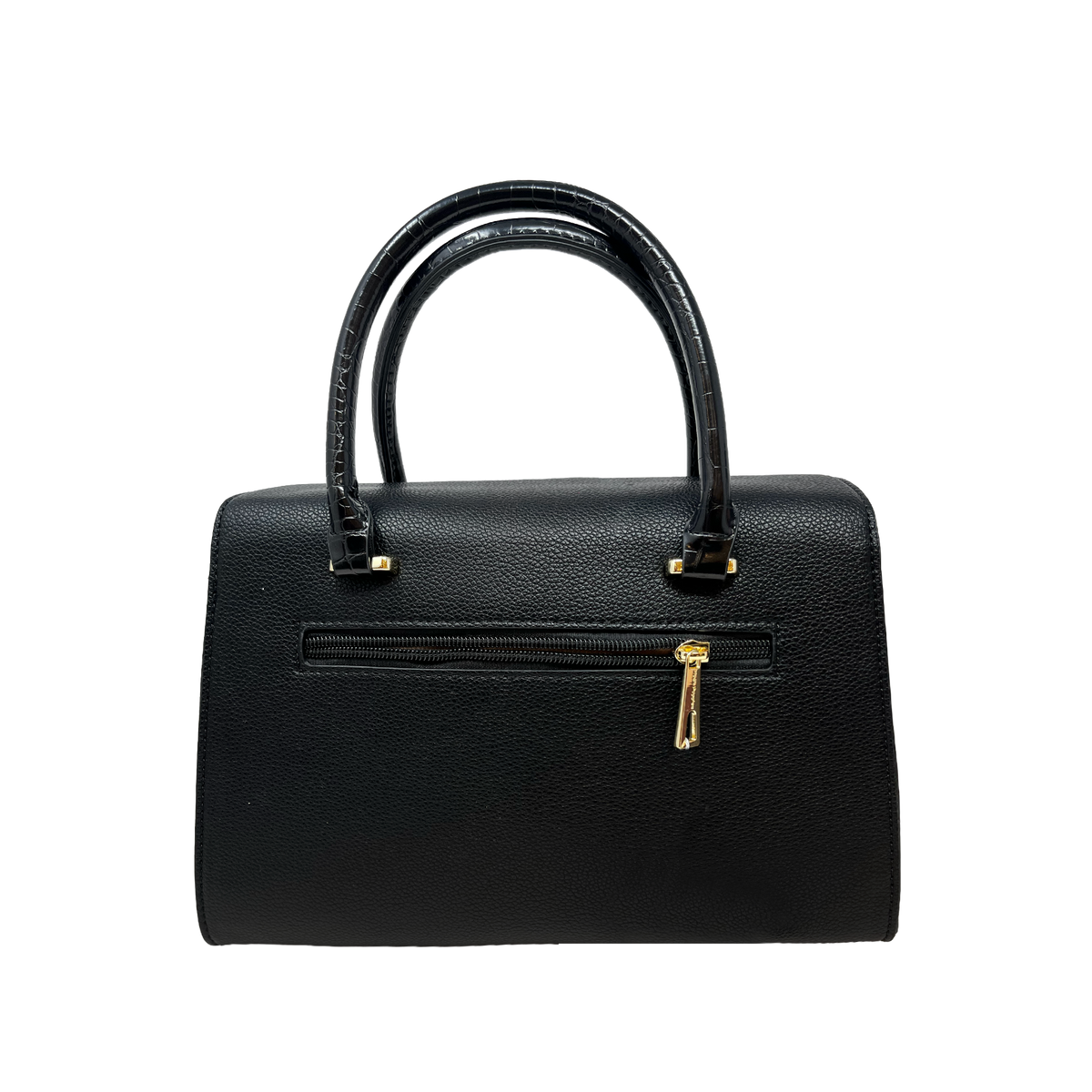 Cartera satchel Odette para mujer color negro