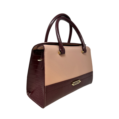 Cartera satchel Odette para mujer color multi