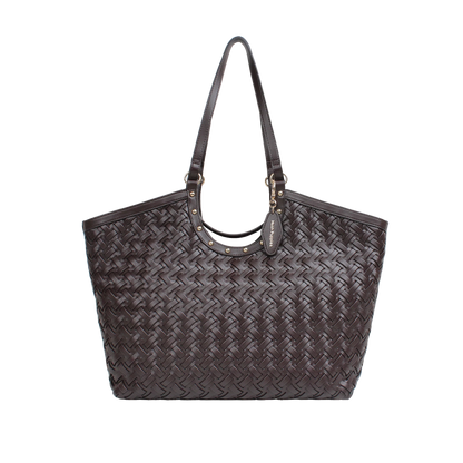 Cartera tote Norah para mujer color café
