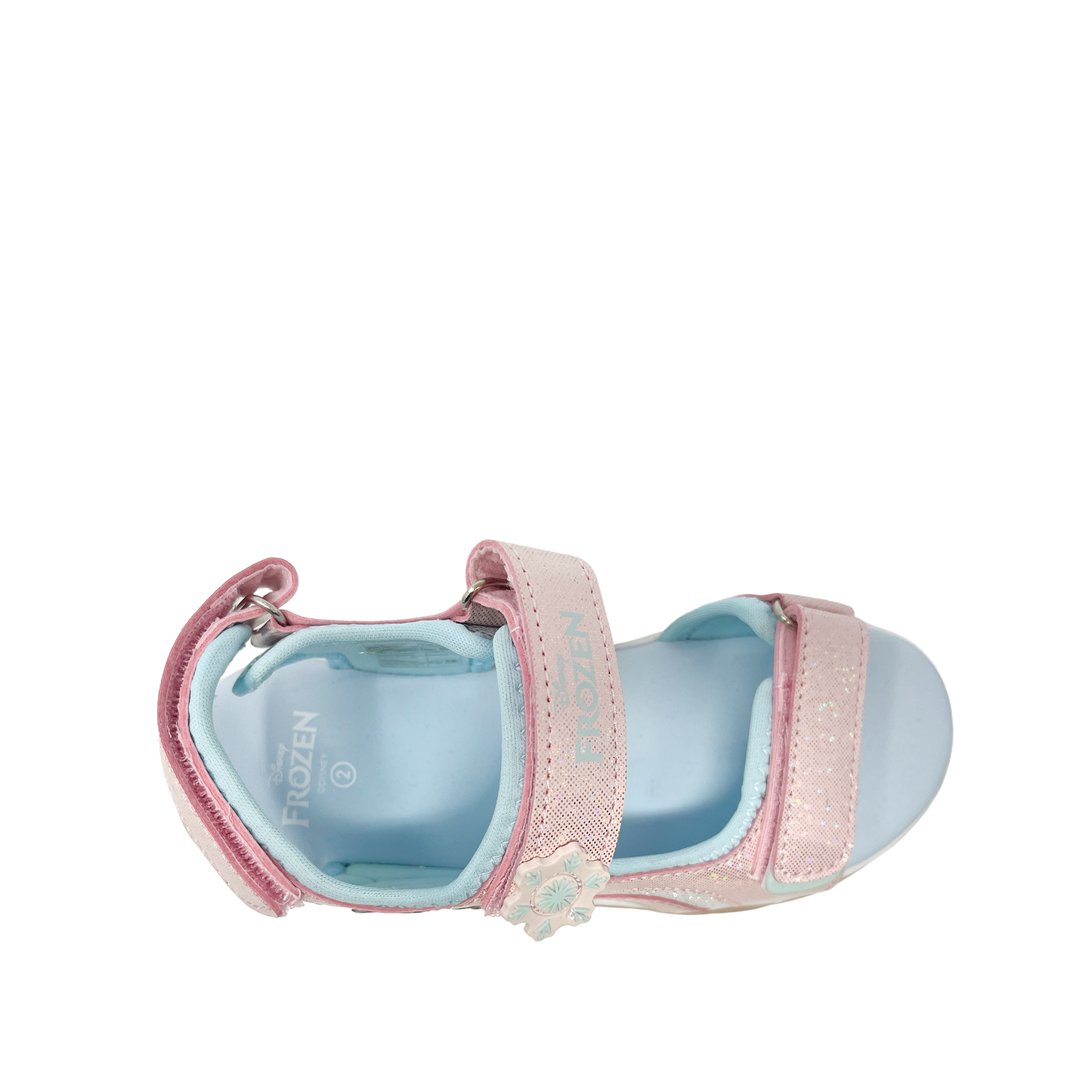 Sandalias Frozen para niña color rosado