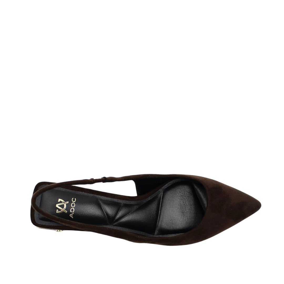 Tacones slingback Wiley para mujer color café