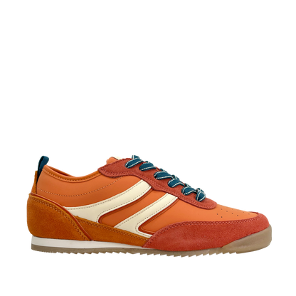 Sneakers Nellie para mujer color anaranjado