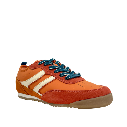 Sneakers Nellie para mujer color anaranjado