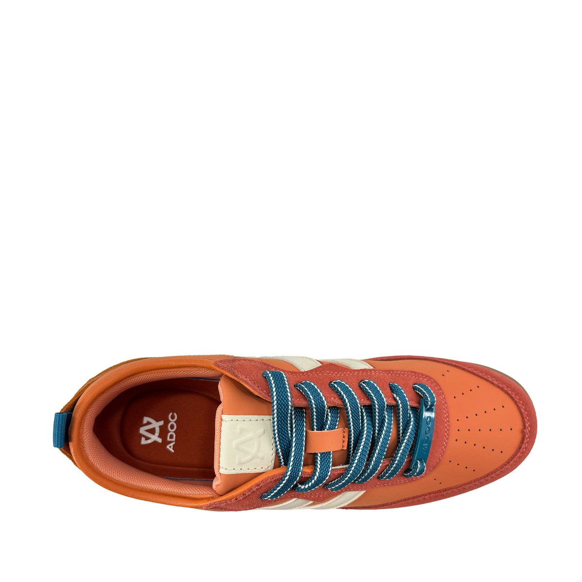 Sneakers Nellie para mujer color anaranjado