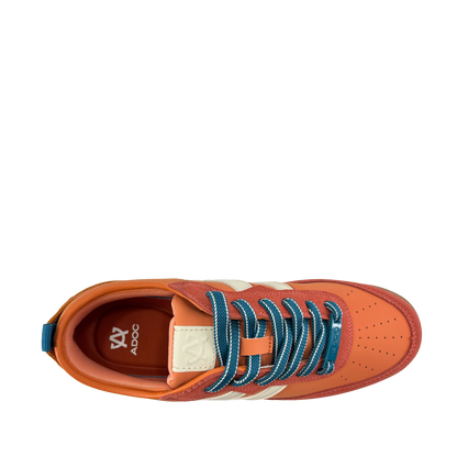 Sneakers Nellie para mujer color anaranjado