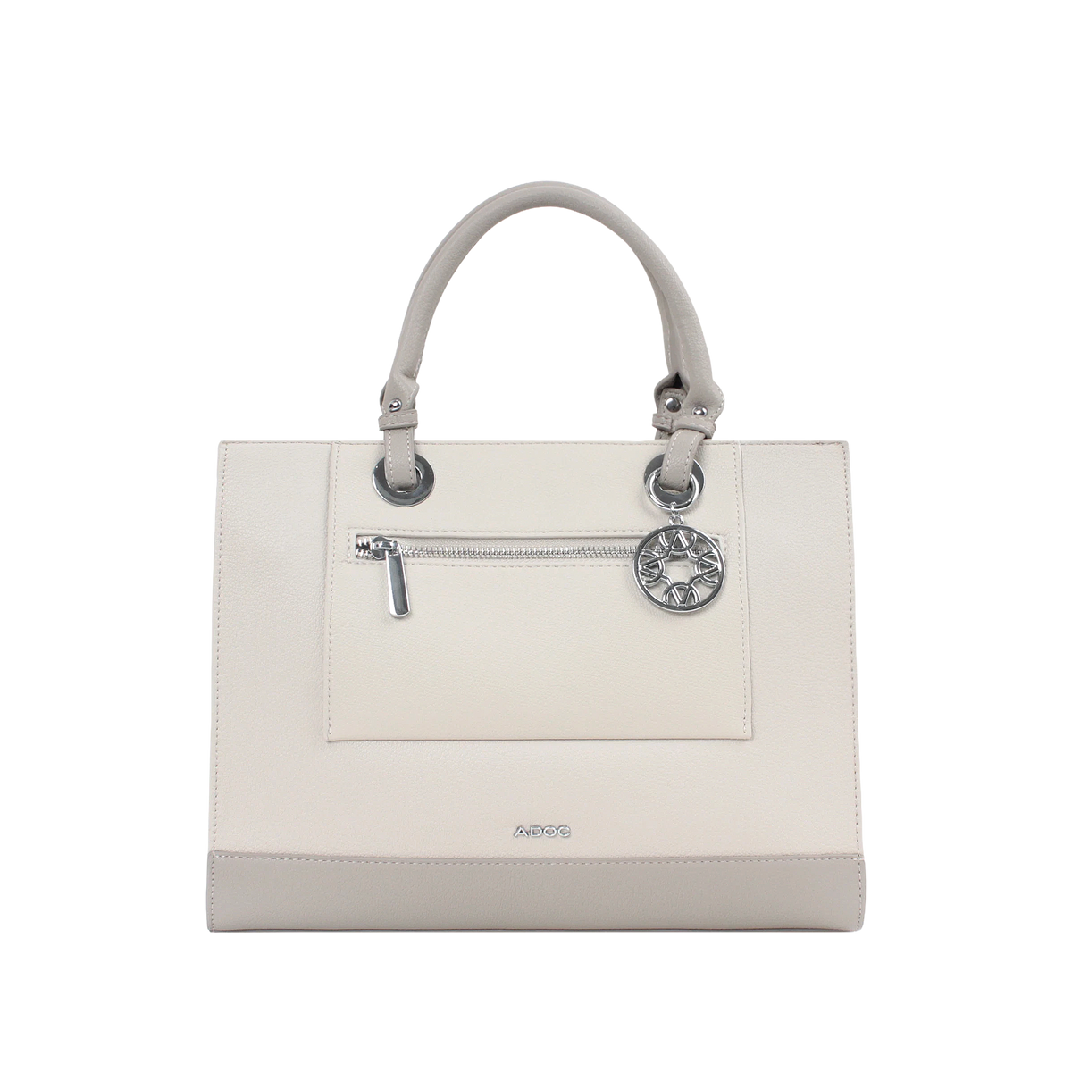 Cartera satchel Alix para mujer color gris