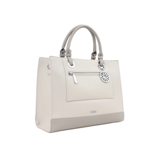 Cartera satchel Alix para mujer color gris