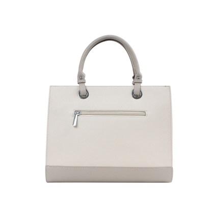 Cartera satchel Alix para mujer color gris
