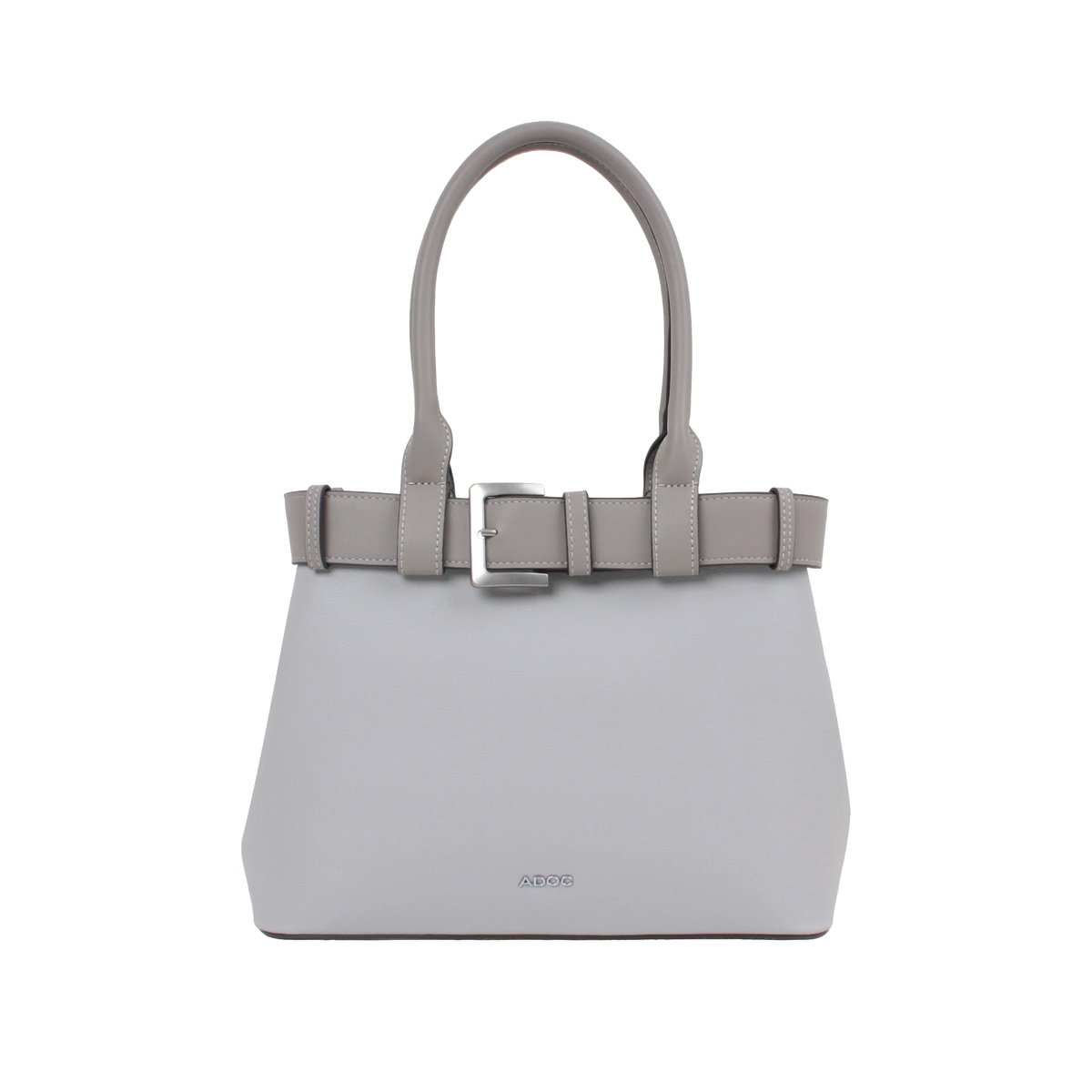 Cartera satchel Kaya para mujer color gris