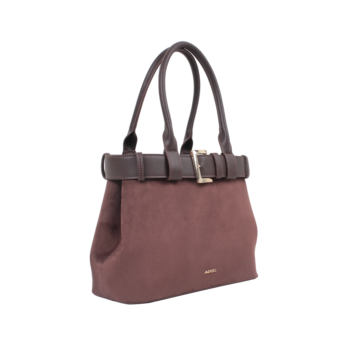 Cartera satchel Kaya para mujer color café