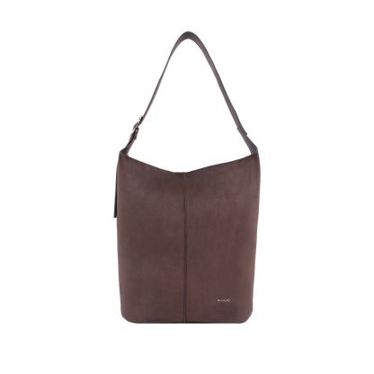 Cartera satchel Zara para mujer color café