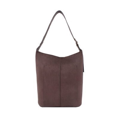 Cartera satchel Zara para mujer color café