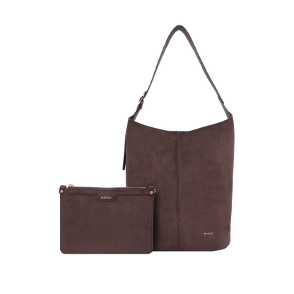 Cartera satchel Zara para mujer color café