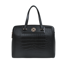 Cartera satchel Kendra para mujer color negro