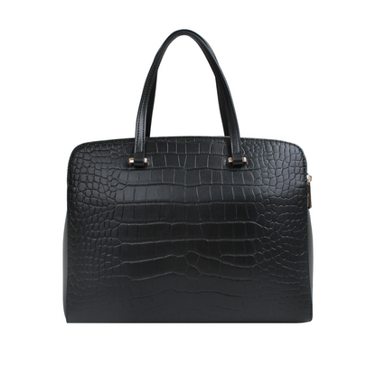 Cartera satchel Kendra para mujer color negro