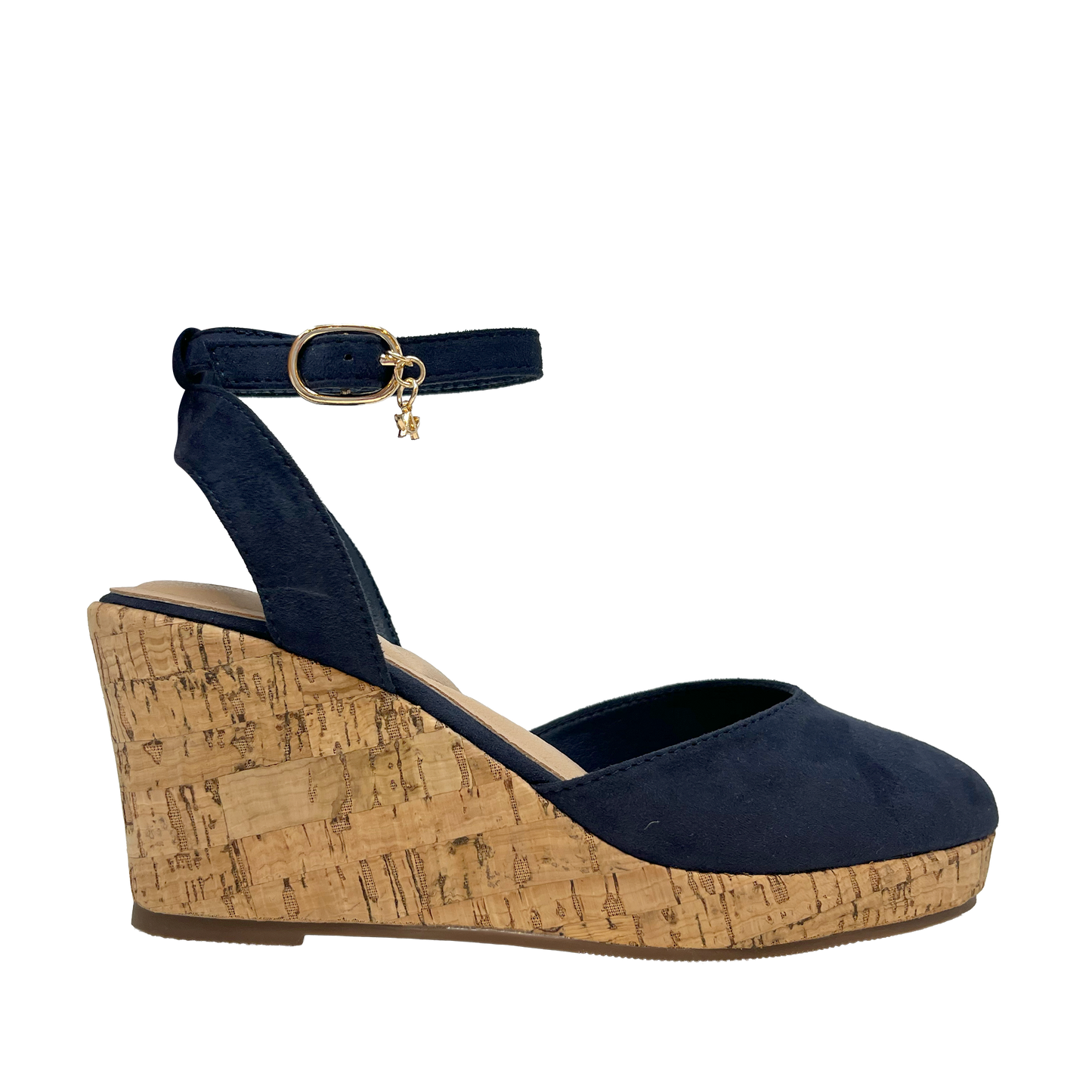 Cuñas Mia para mujer color marino
