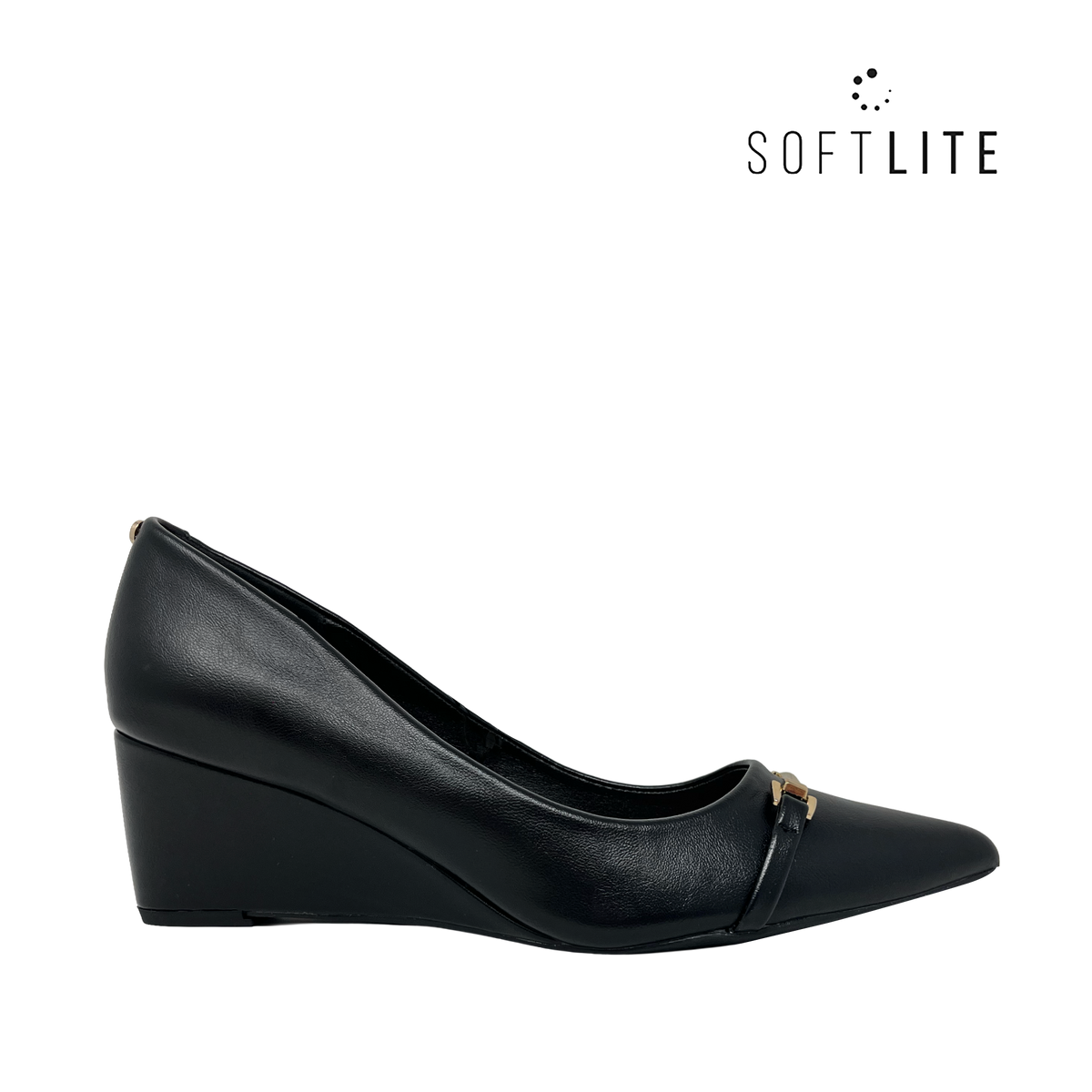 Cuñas Nora para mujer color negro