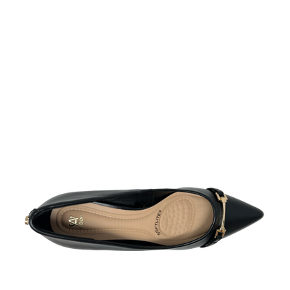 Cuñas Nora para mujer color negro