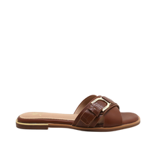 Sandalias flats Rita para mujer color tan