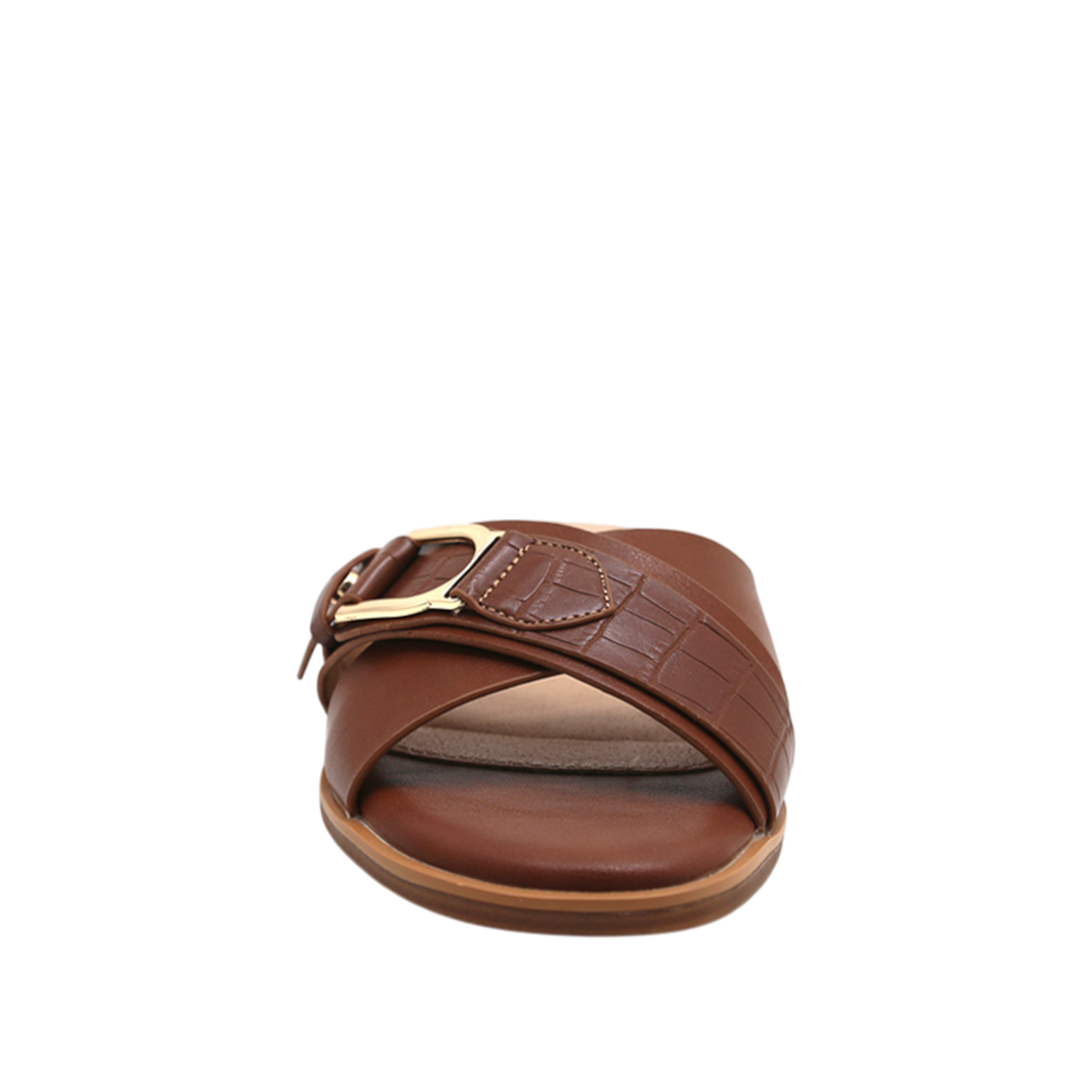 Sandalias flats Rita para mujer color tan