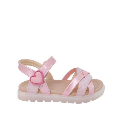 Sandalias Xyris para niña color rosado