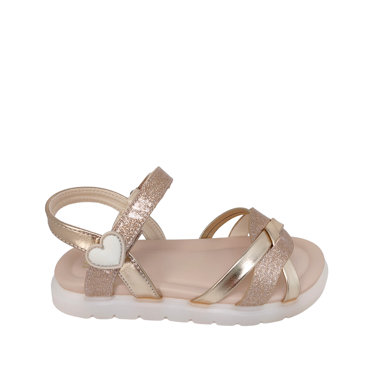 Sandalias Xyris para niña color dorado